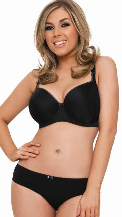 Curvy Kate Womens Daily Boost Balconette Black Bra – Stockpoint Apparel  Outlet