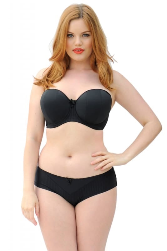 Curvy Kate Luxe Strapless Basque Black